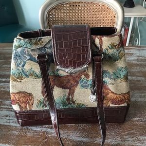 Tapestry Purse/Horse Motif